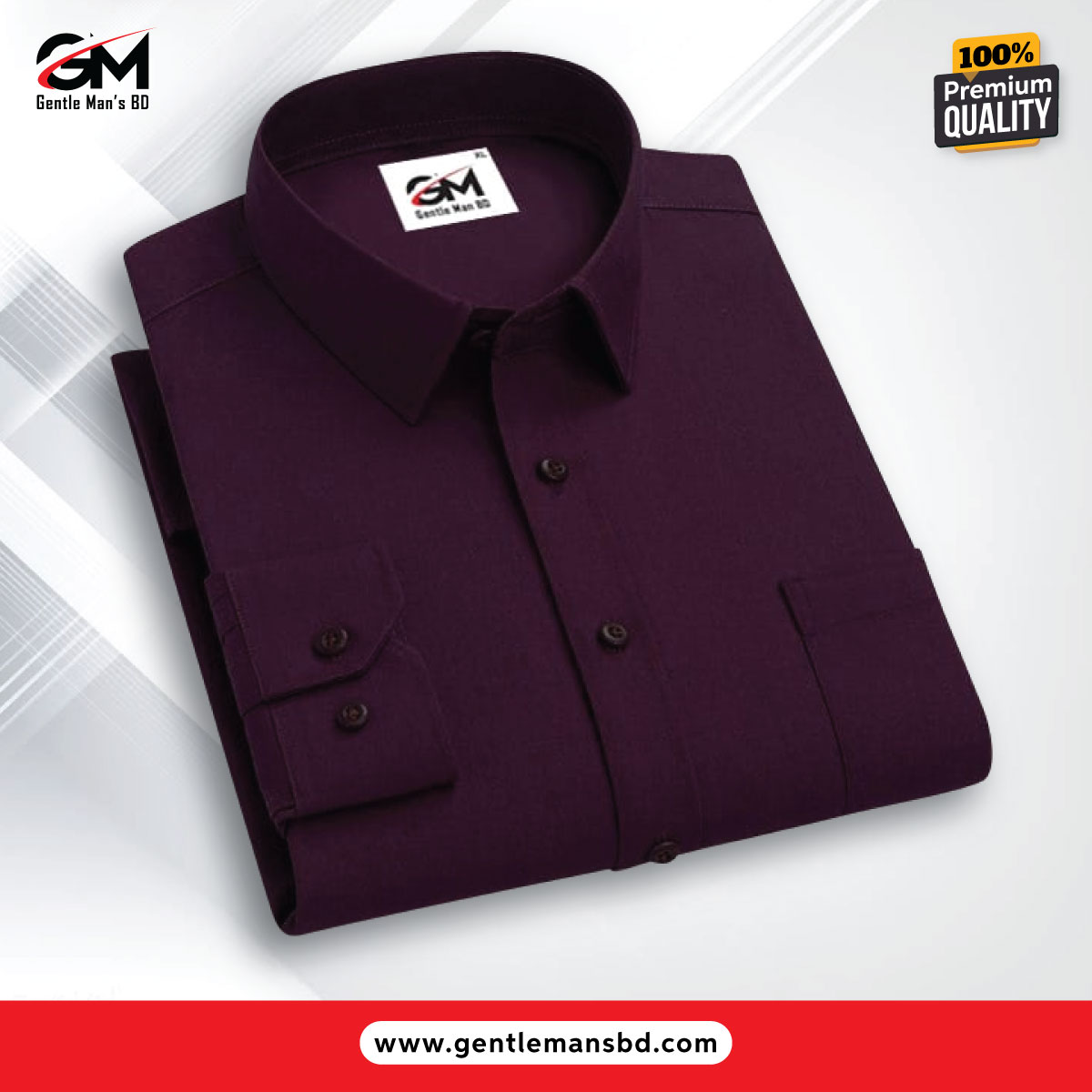 Super Premium Oxford Cotton For Men's (Jam)