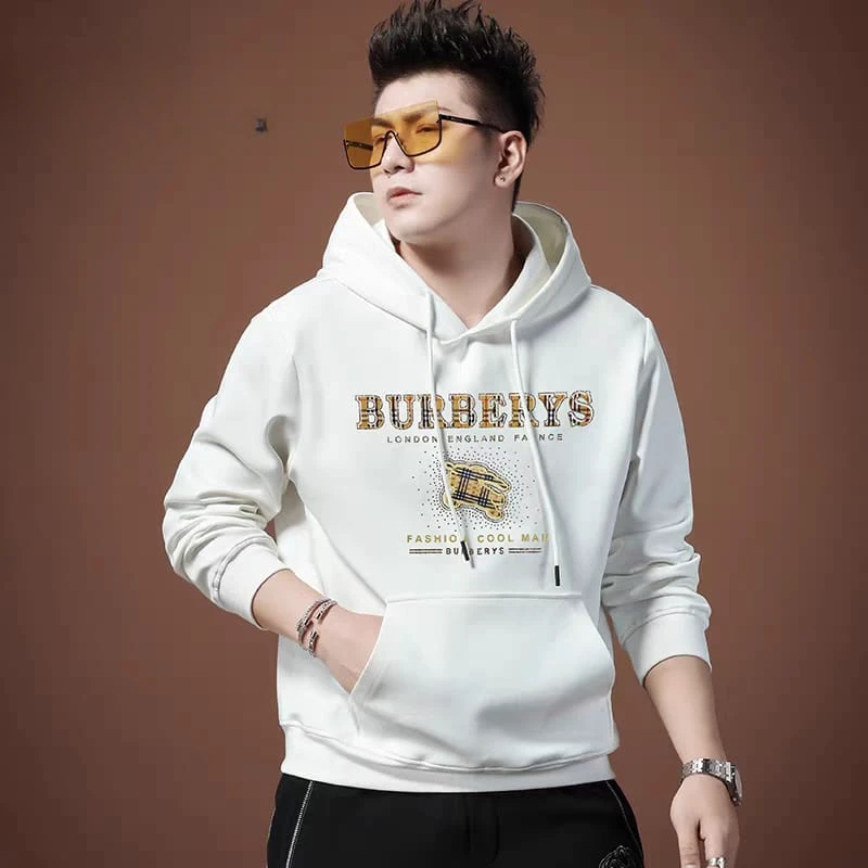 Premium Quality Phillips Cotton Hoodie [Bur-White]